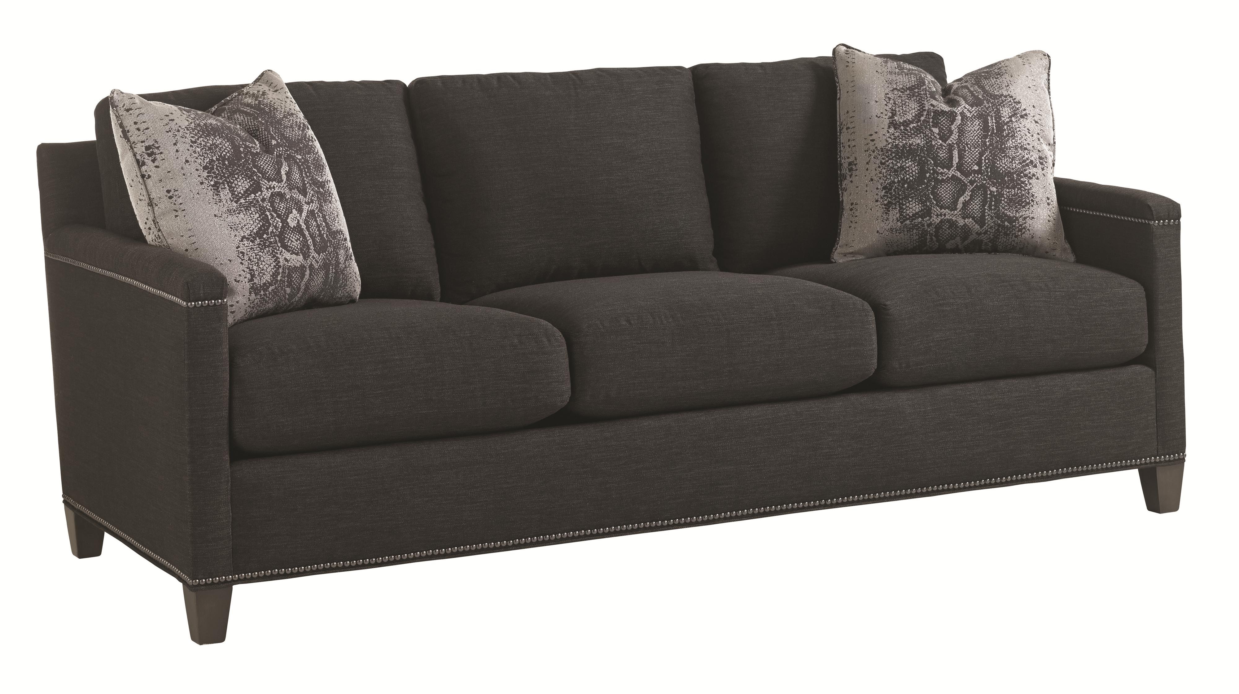 73 inch sofa vivendo grey lexington carrera strada contemporary sofa with nailhead trim 73 inch sofa vivendo grey lexington carrera strada contemporary sofa with nailhead trim